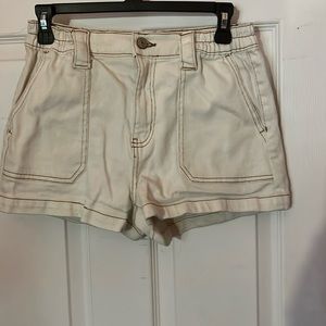 Cream colored shorts